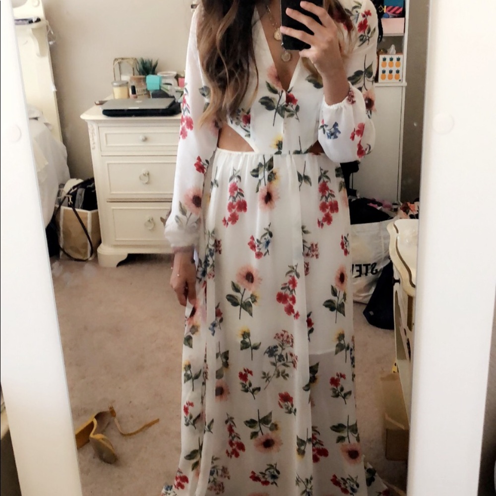 forever 21 floral maxi dress